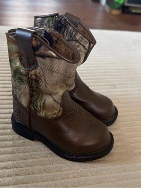 RedHead Kids Brown Camo Rain & Snow Boots